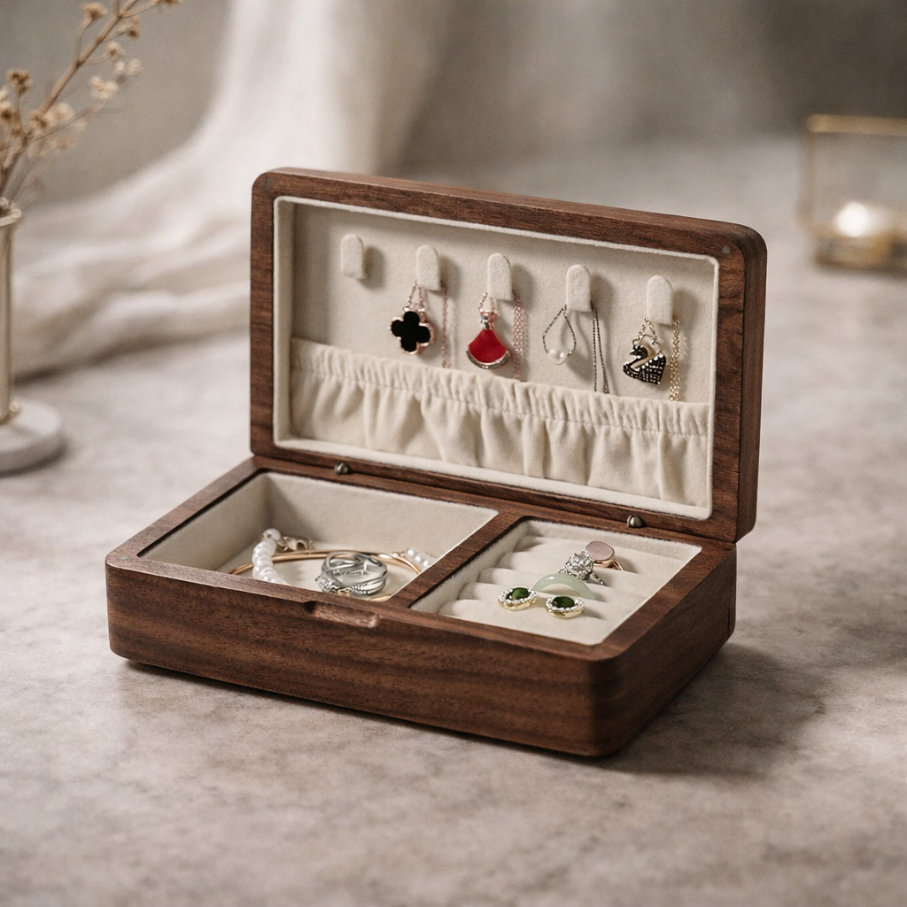 Petite Boîte À Bijoux En Bois | Céleste