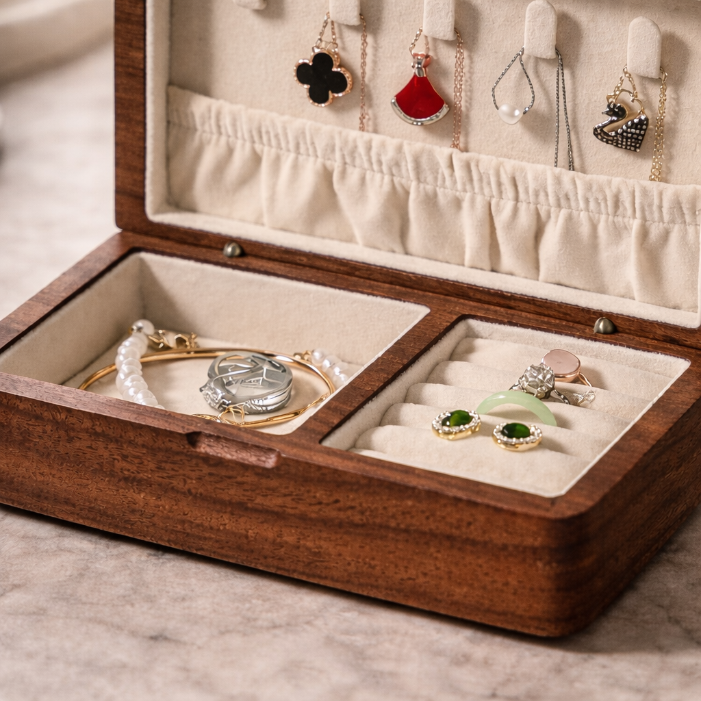Petite Boîte À Bijoux En Bois | Céleste
