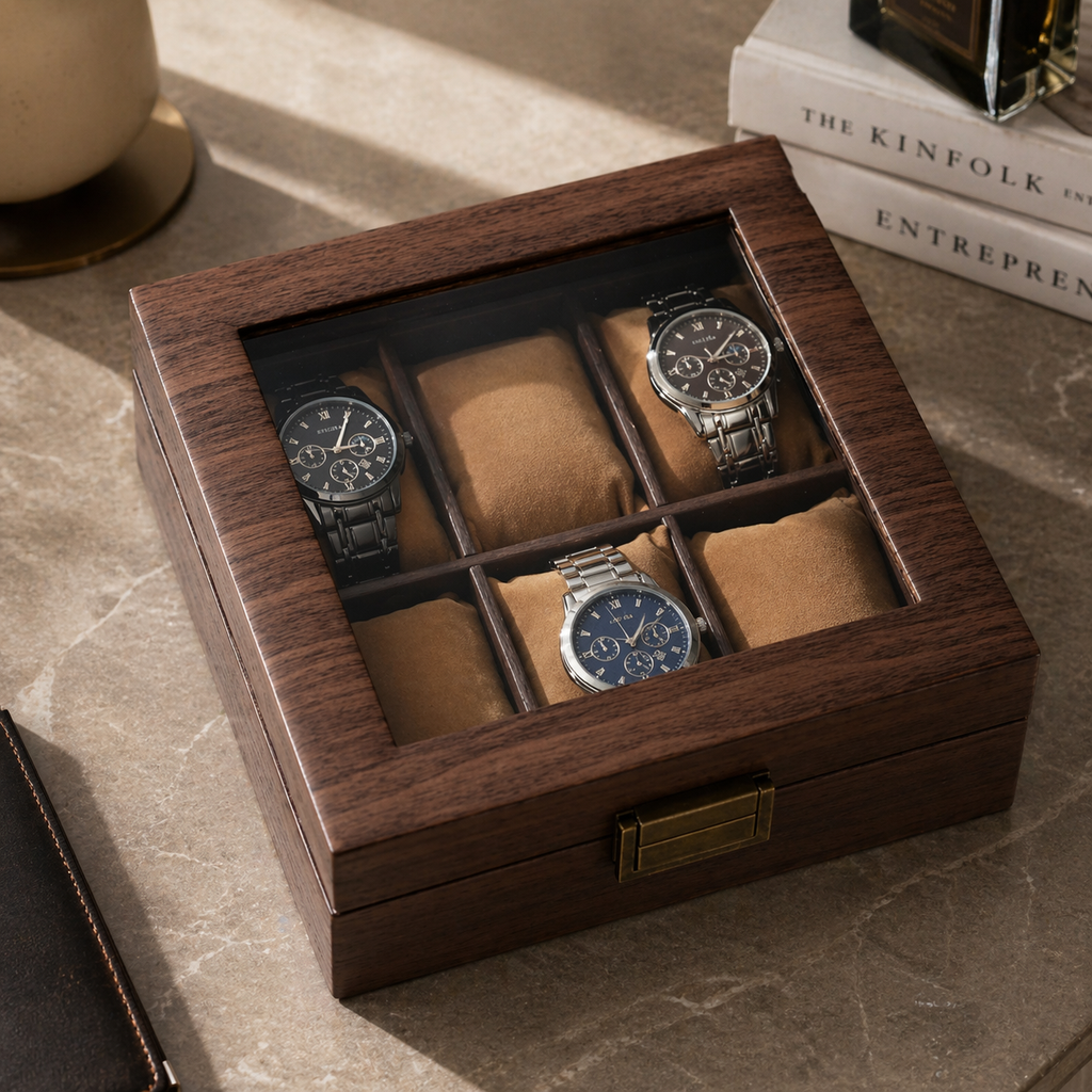 Boîte à Montres en Bois