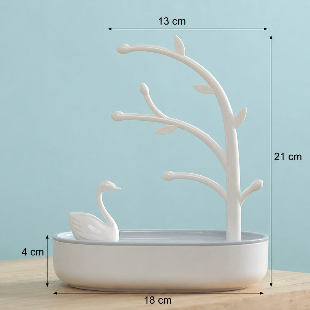 Arbre À Bijoux Avec Cygne