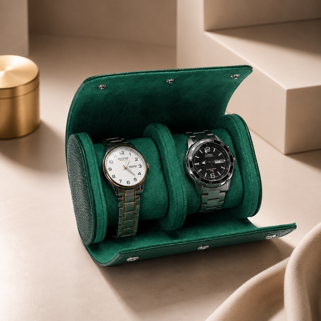 Étui à Montres en Cuir