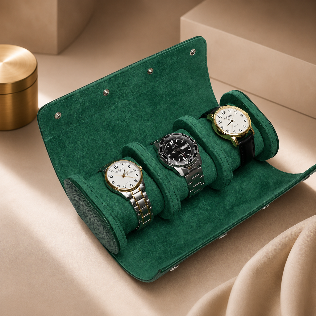 Étui à Montres en Cuir