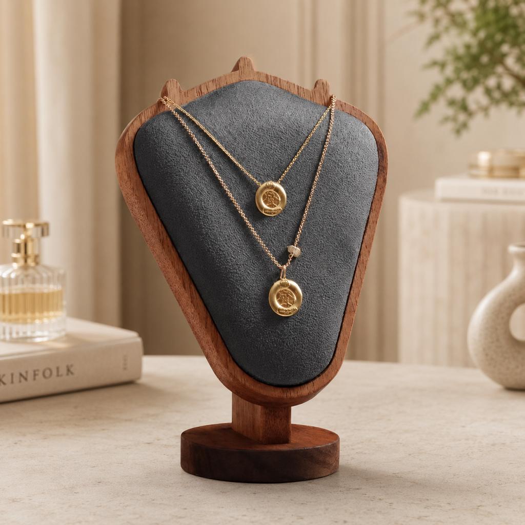 Présentoir en Bois pour Collier