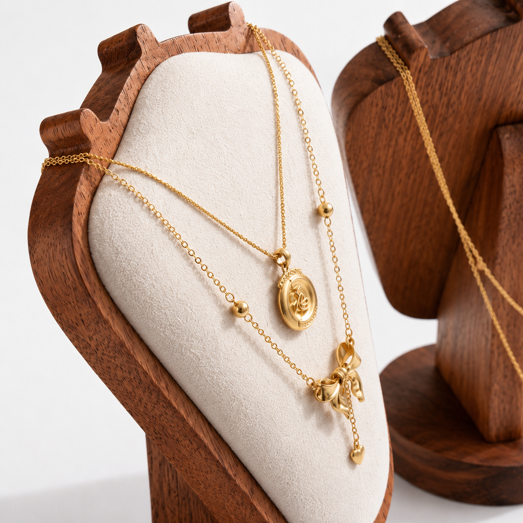 Présentoir en Bois pour Collier