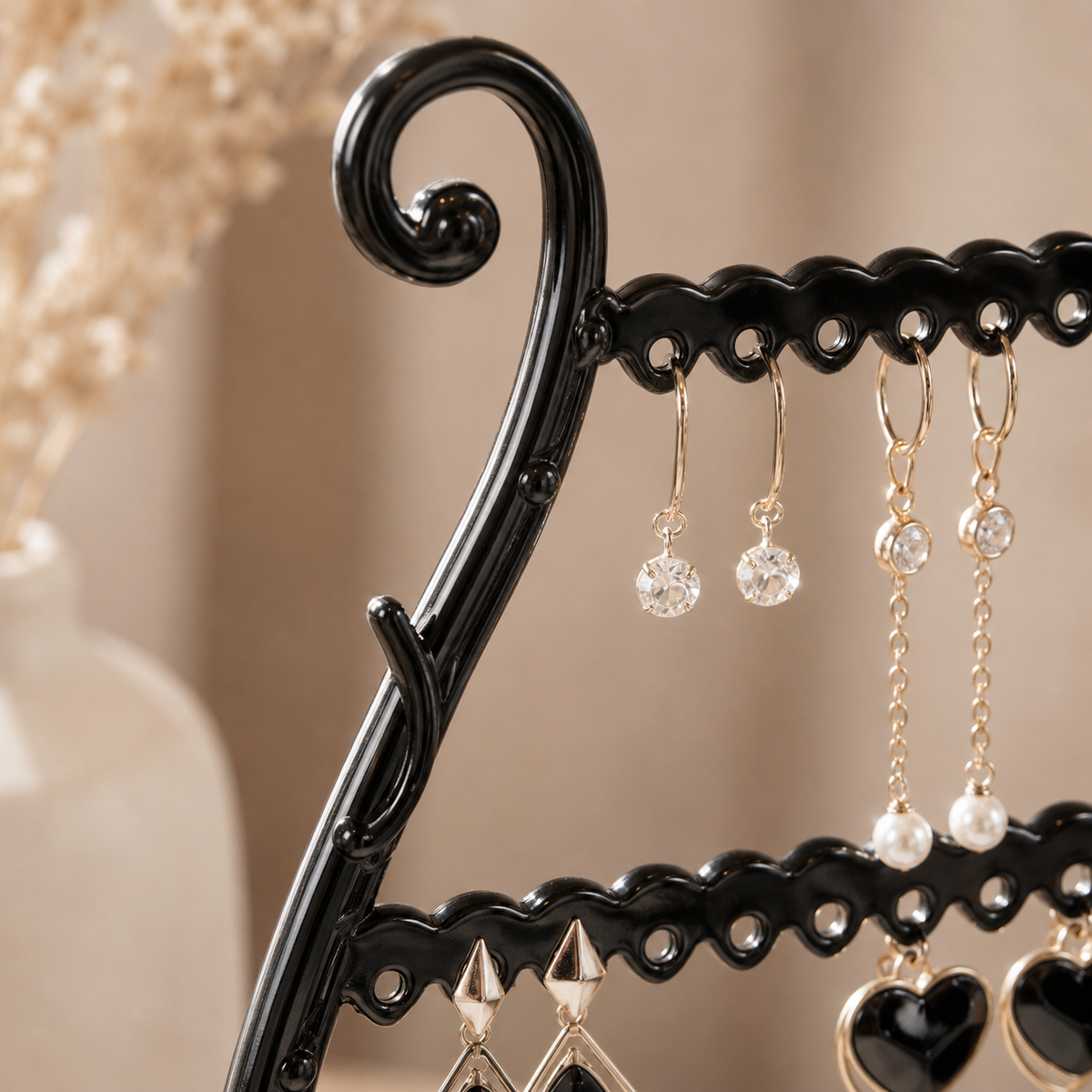 Présentoir À Boucles D’Oreilles Trois Niveaux