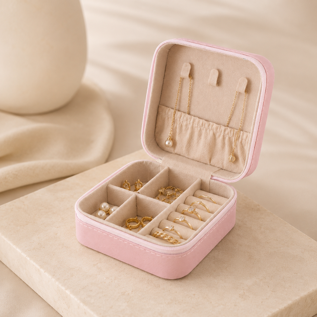 Petite Boîte À Bijoux Portable
