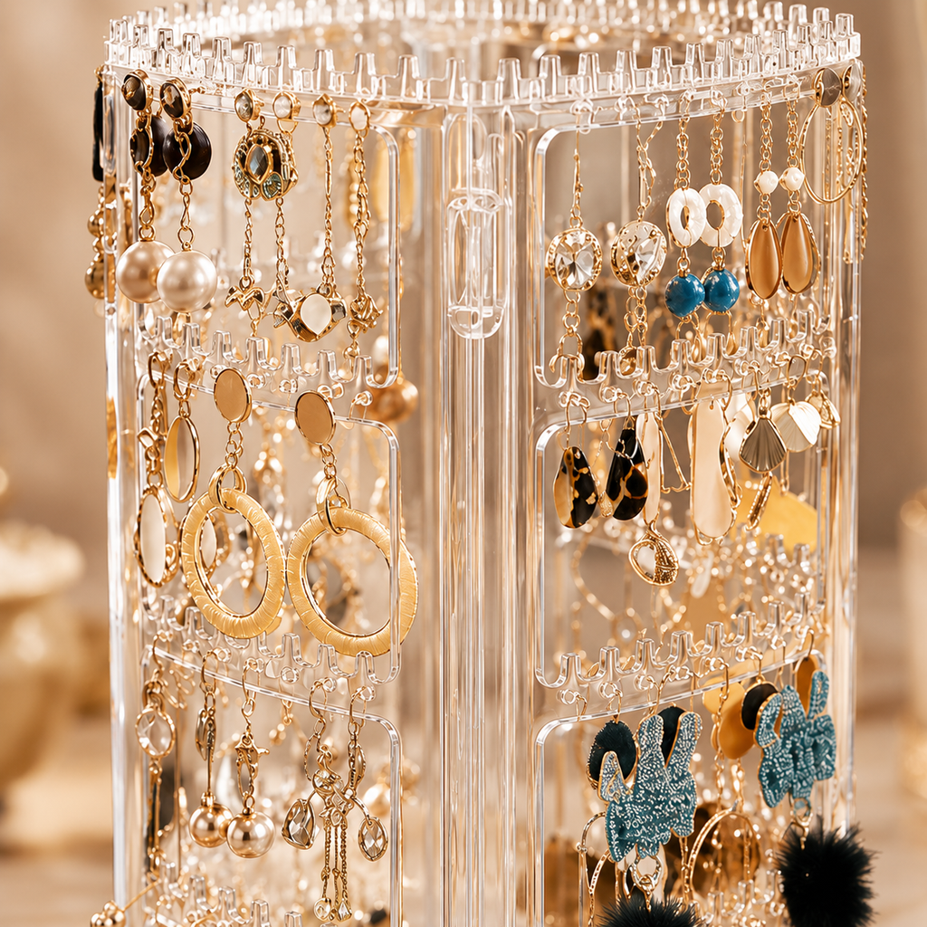 Porte Bijoux Rotatif