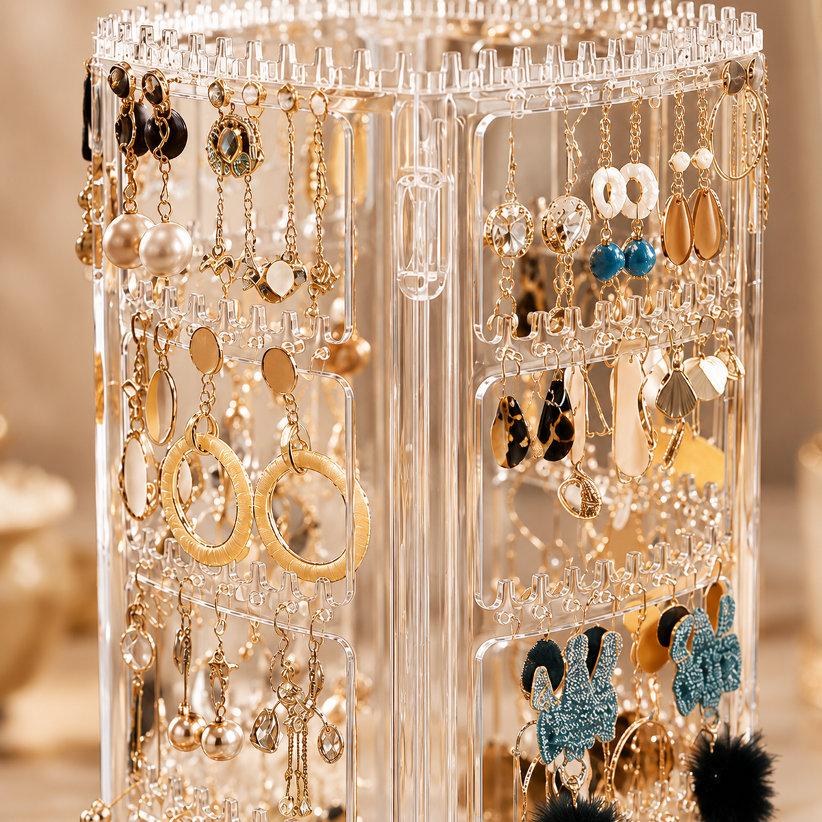 Porte Bijoux Rotatif