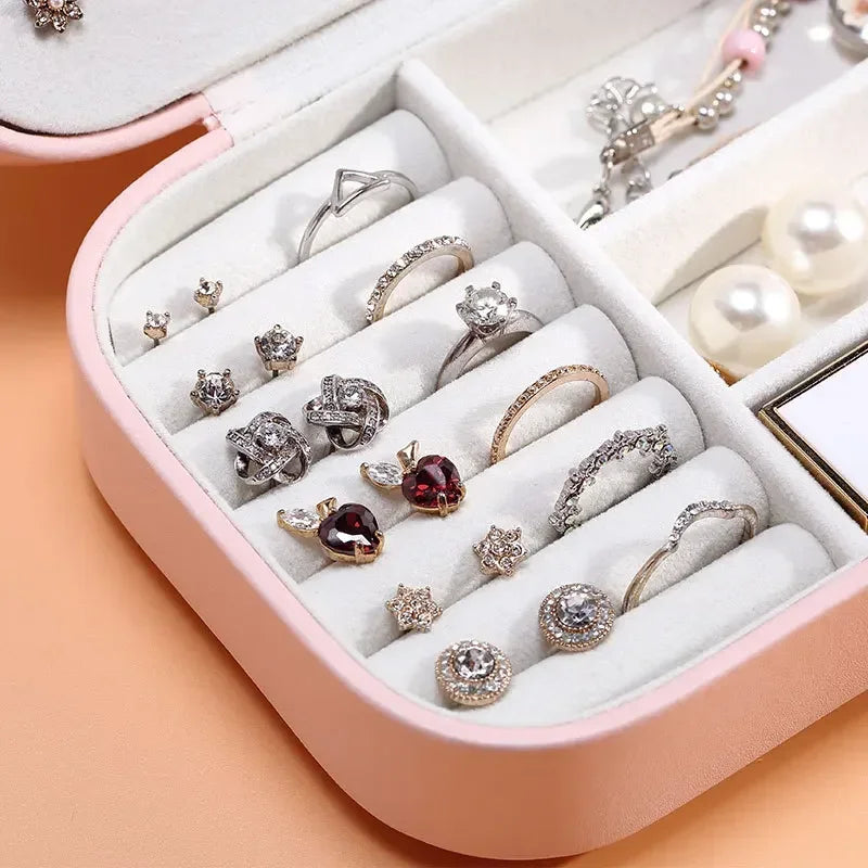 Boîte À Bijoux De Voyage En Cuir | Léa