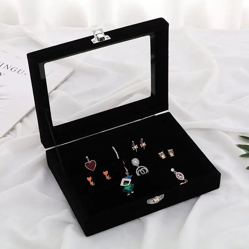 Boîte À Bijoux En Velours Pour Bagues | Camille