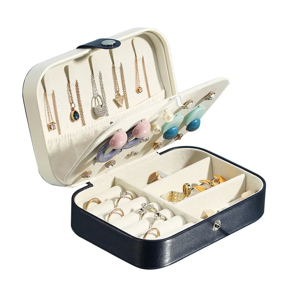 Boîte À Bijoux De Voyage En Cuir | Léa