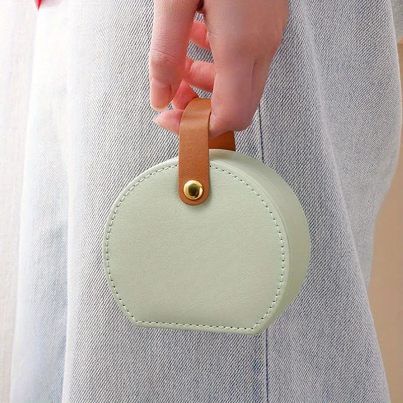 Petite Boîte À Bijoux De Voyage En Cuir | Sonia