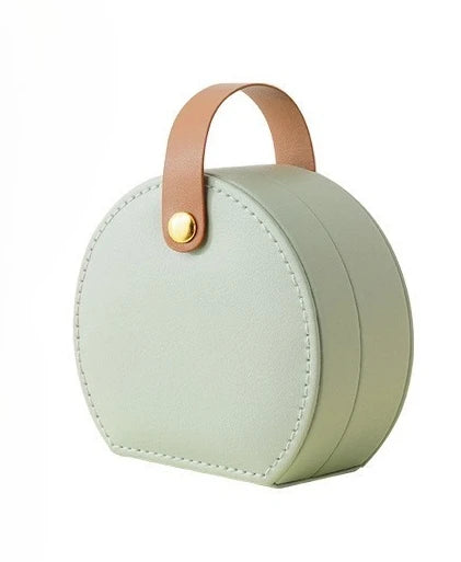 Petite Boîte À Bijoux De Voyage En Cuir | Sonia