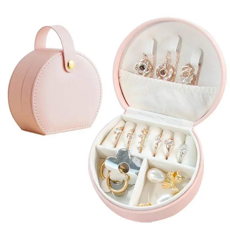 Petite Boîte À Bijoux De Voyage En Cuir | Sonia