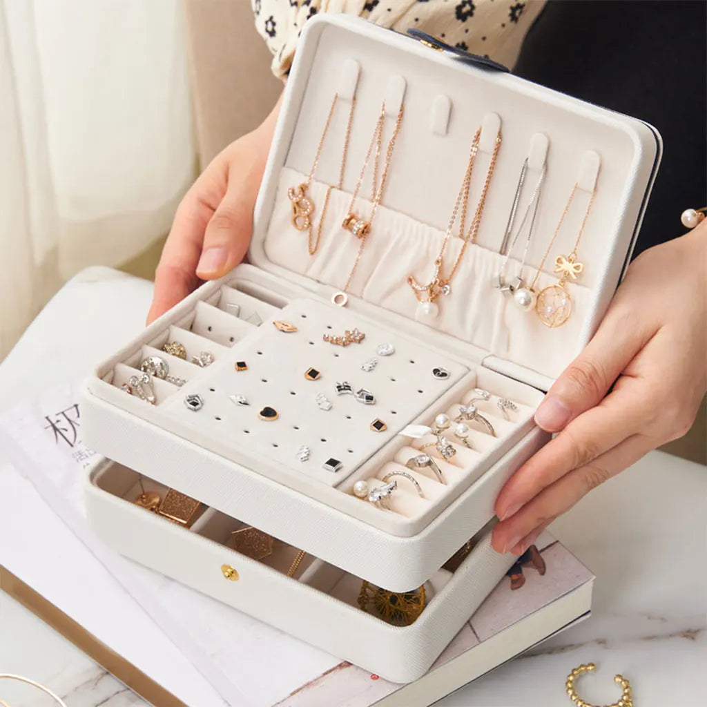 Boîte à bijoux de voyage compacte | Luna